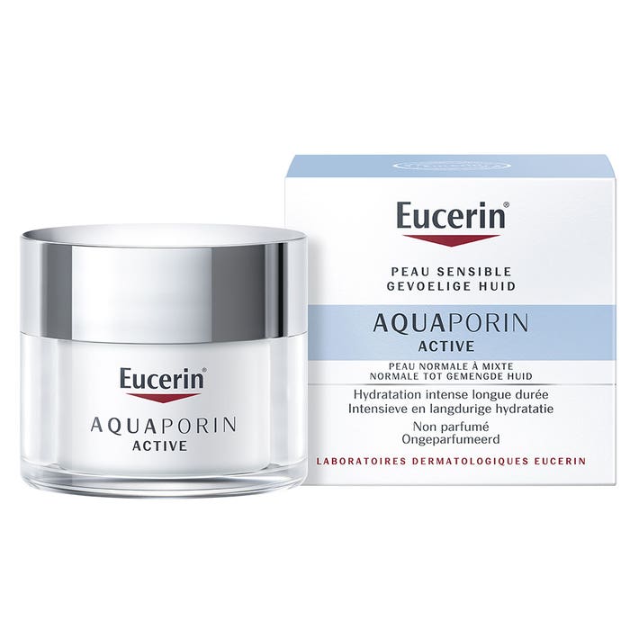Crema Hidratante Protectora Spf25 50ml Aquaporin Active Peau Normale à Mixte Eucerin
