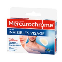 Mercurochrome Parches faciales invisibles x30