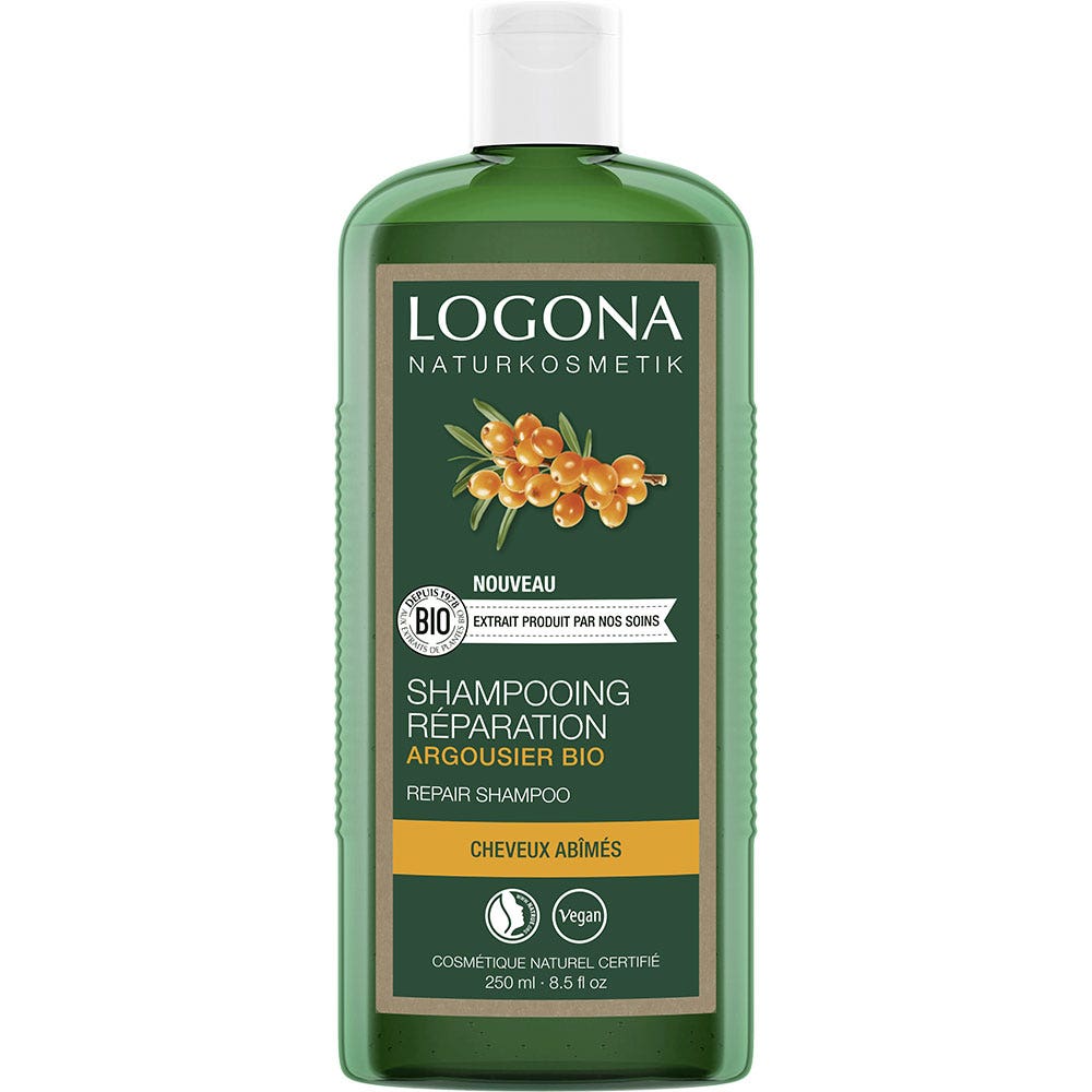 Logona Champú reparador de espino amarillo Bio 250 ml