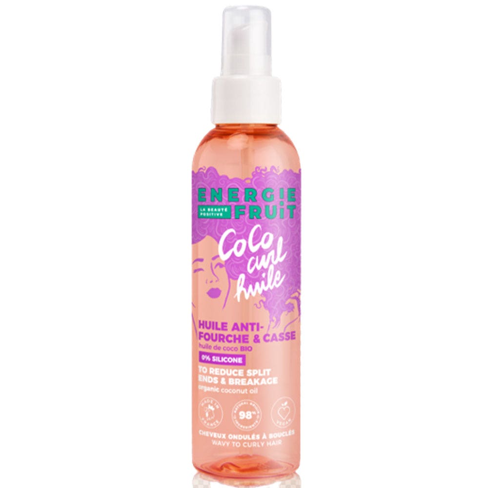 Energie Fruit Aceite de Coco Curl Anti-Forzaduras y Roturas Cabello ondulado a rizado 150 ml