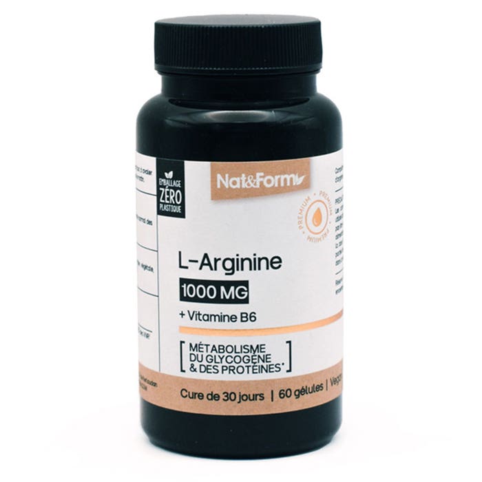 Nat&Form Premium L-Arginina 60 cápsulas