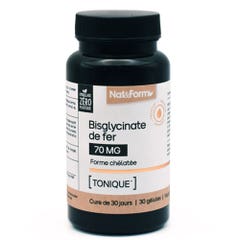 Nat&Form Premium Bisglicinato de hierro 30 cápsulas