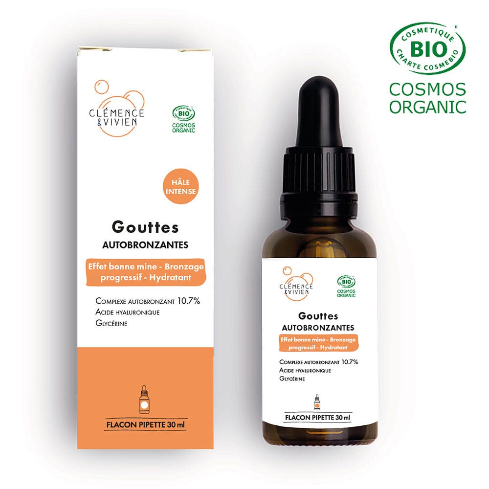 Clemence&Vivien Gotas autobronceadoras ecológicas 30 ml
