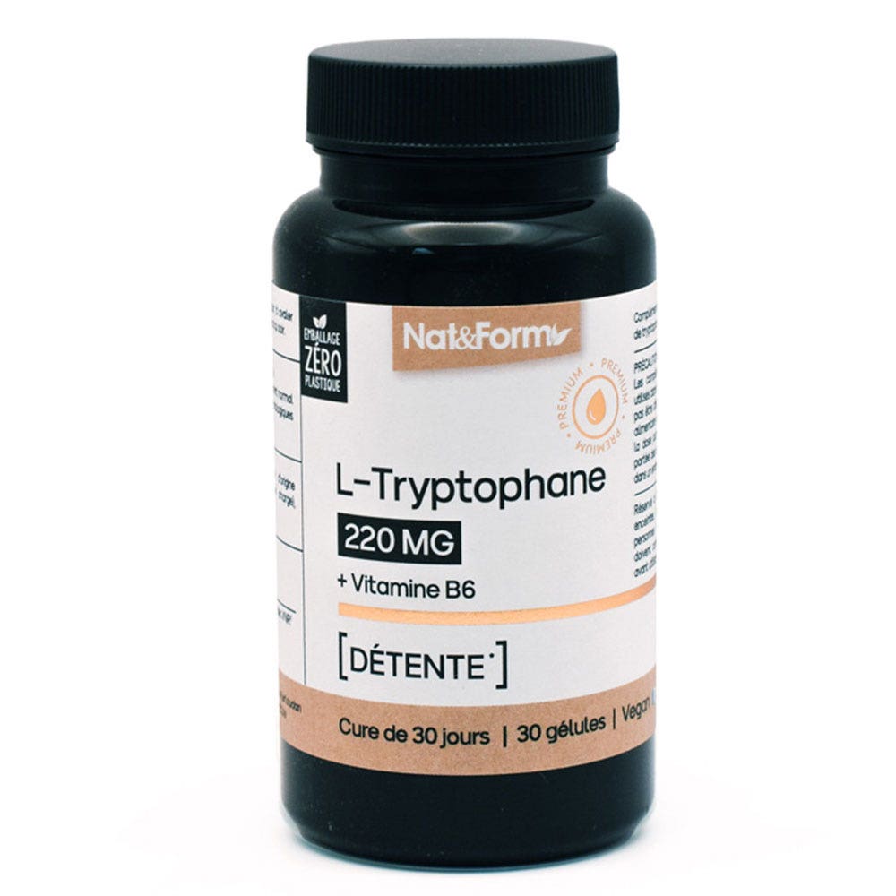 Nat&Form L-triptófano 30 cápsulas