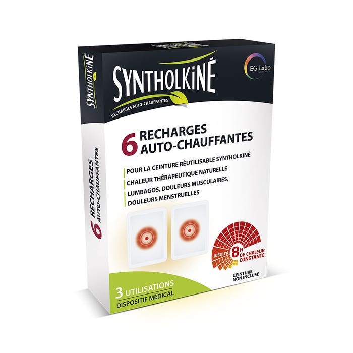 Synthol SyntholKiné Recambios autocalentables SyntholKiné 6 + 4 Recharges Auto Chauffantes x6