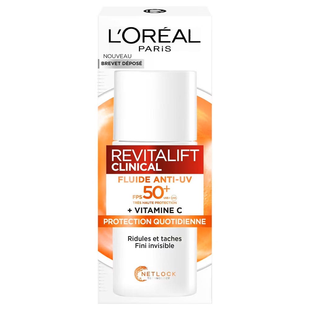 L'Oréal Paris Revitalift Clinical Fluido anti-UV SPF50+ Vitamina C 50 ml