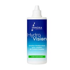 Innoxa HydraVision Solución multifuncional para lentes de contacto blandas para ojos sensibles 360 ml