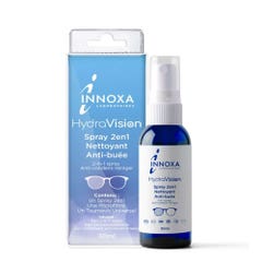 Innoxa HydraVision Spray limpiador de gafas antivaho 2en1 30ml + 1 microfibra + un destornillador universal