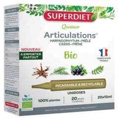 Superdiet Harpagophytum Articulations Organic 20x15ml