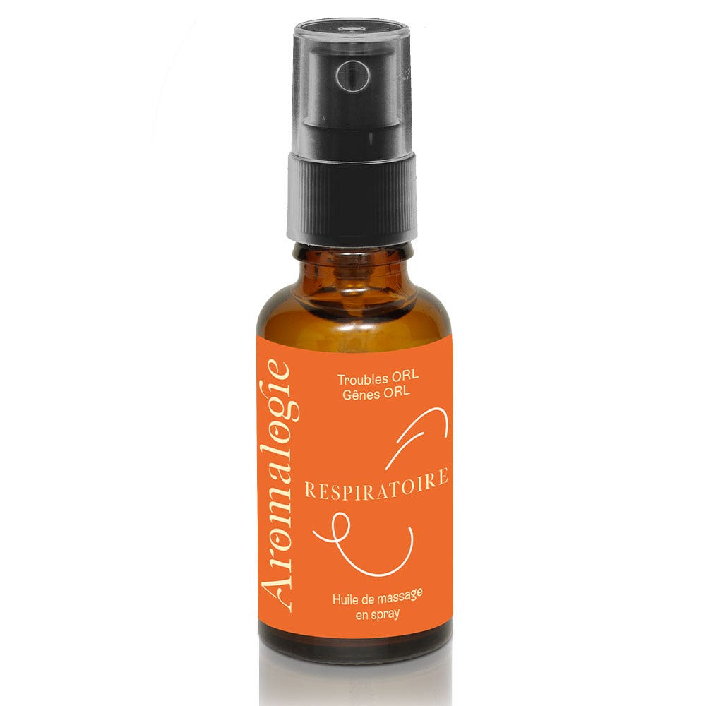 Aromalogie Aceite de Masaje Respiración Spray 30 ml