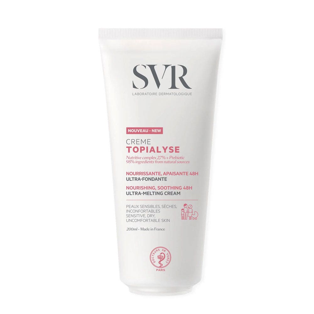 Svr Topialyse Crema nutritiva antisequedad pieles sensibles Peaux sensibles sèches 200ml