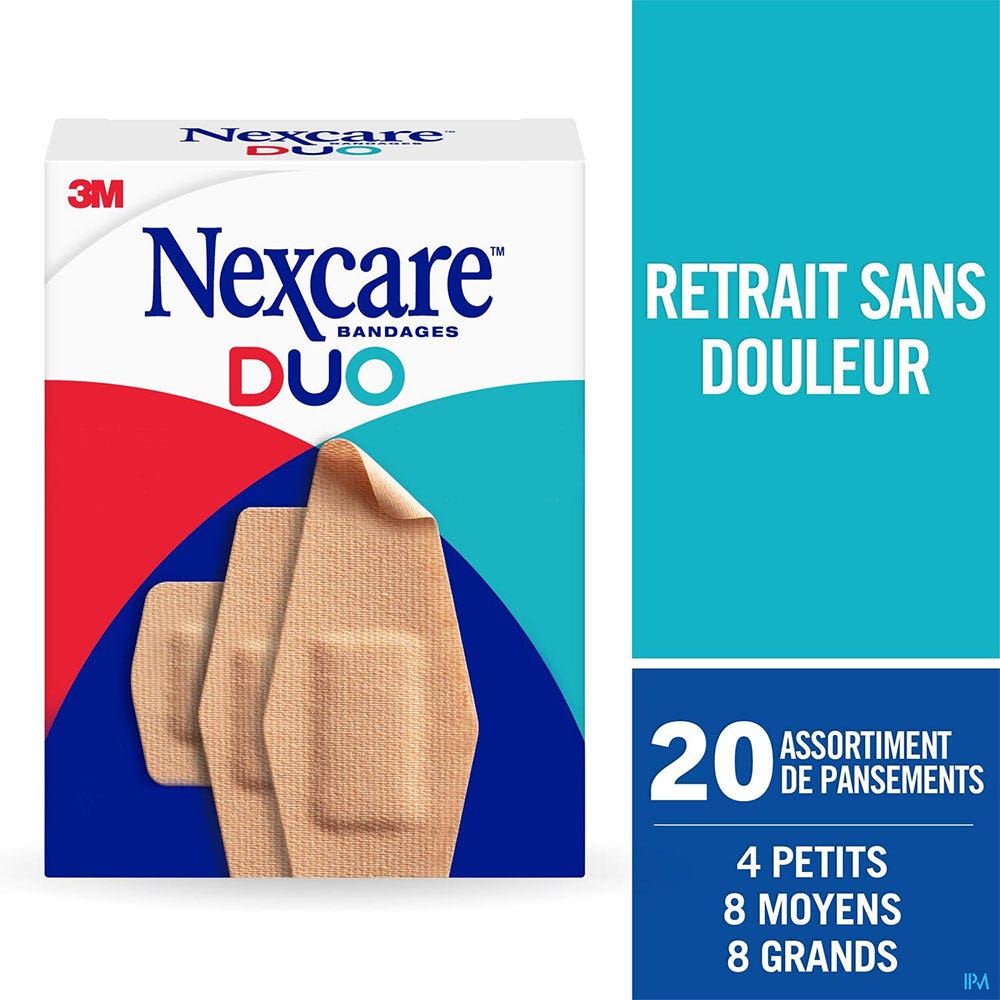 Nexcare Conjuntos de vestir Retención Duo 24 horas x20