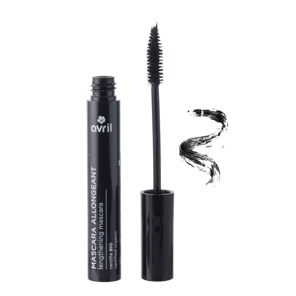 Avril Máscara de pestañas alargadora Negro BIO 9 ml