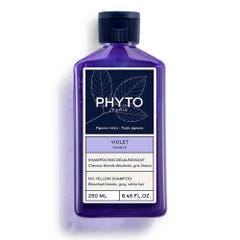 Phyto Violet Champú rejuvenecedor cabello rubio, decolorado, gris, blanco 250 ml