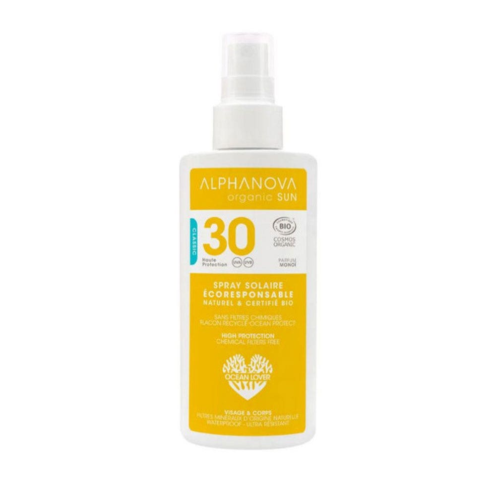 Alphanova Organic Sun Crema solar SPF30 bio Perfume Monoi 125g