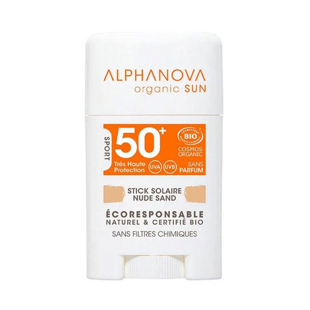 Alphanova Sun Stick Solar Rostro SPF50+ Bio Beige naturel 12g