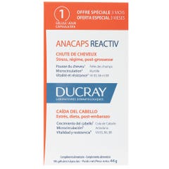 Ducray Anacaps Caída de cabello reaccional Reactiv 3x30