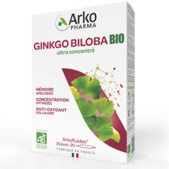 Arkopharma Arkofluides Gingko Biloba ecológico 20 ampollas