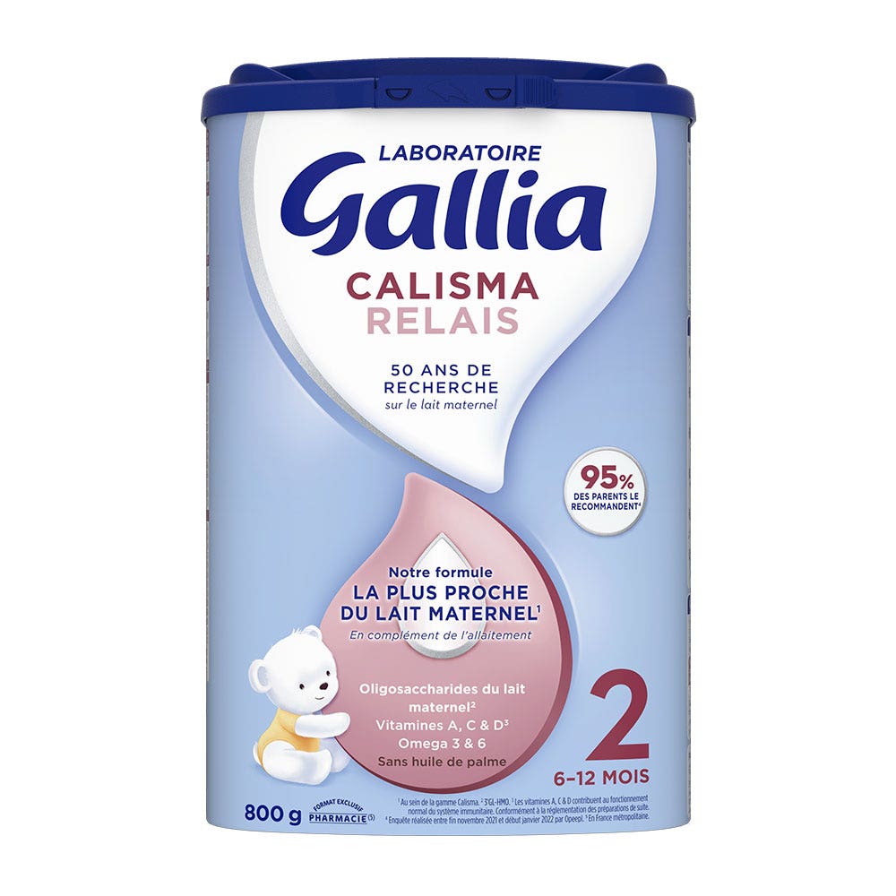 Gallia Calisma Leche de continuación en polvo de 6 a 12 meses 800 g