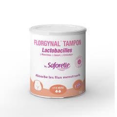 Saforelle Florgynal Mini compresas con lactobacilos Sin aplicador x14
