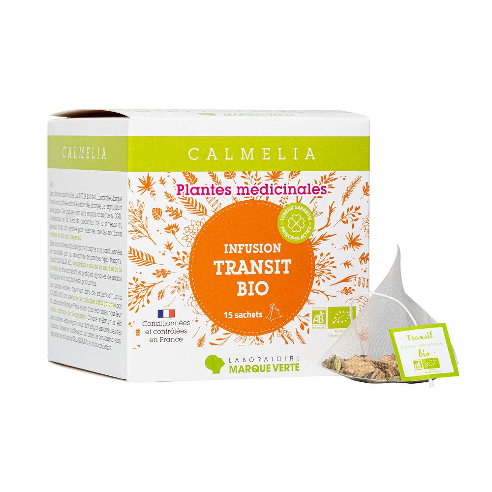 Calmelia Infusión Bio Transit 15 bolsitas de té