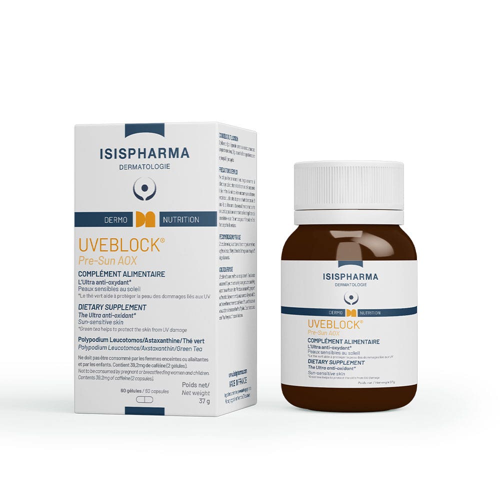 Isispharma UVblock Pre Sol 60 cápsulas