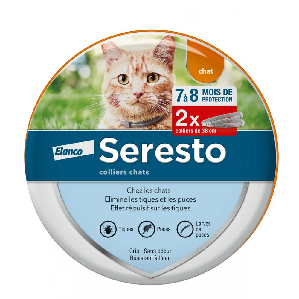 Seresto Collar antiparasitario para gatos x 2