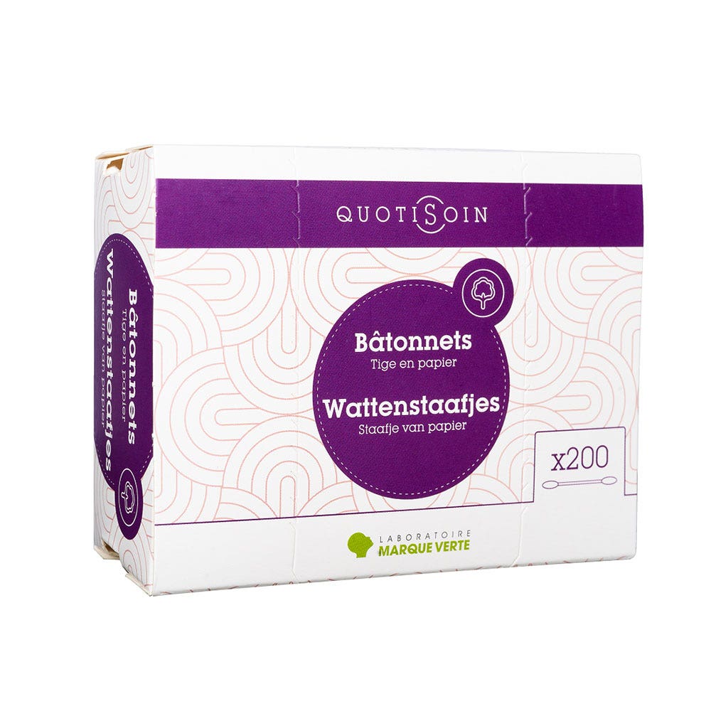 Marque Verte Quotisoin Tallos de algodón x200
