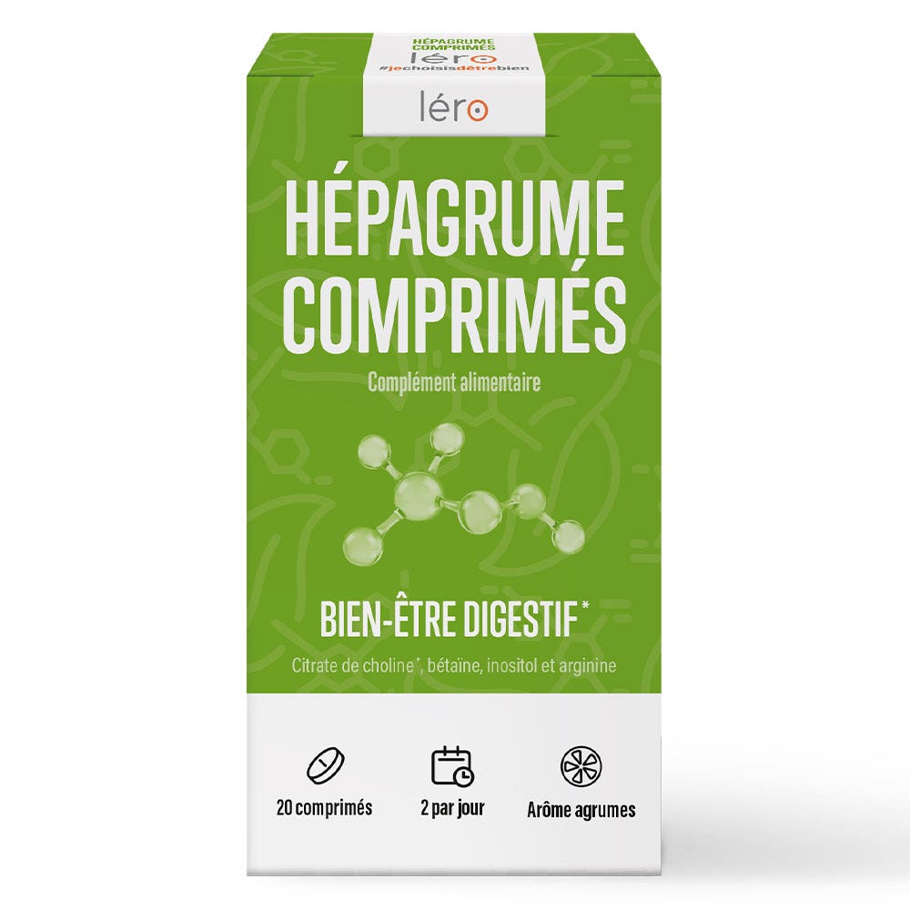 Lero Bienestar digestivo Hépagrume 20 comprimidos