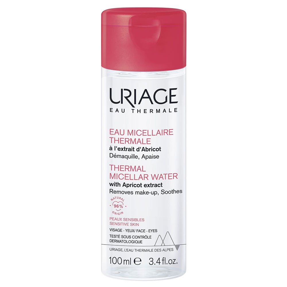 Uriage Agua micelar termal rostro y ojos pieles rojeces 100ml