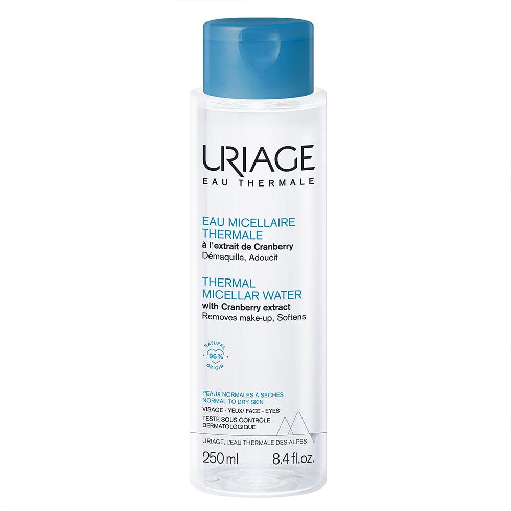 Uriage Higiene facial Agua Micelar Termal Pieles Normales A Secas 250ml