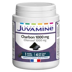 Juvamine Carbón vegetal 1000 mg 120 cápsulas