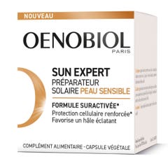 Oenobiol Sun Expert Solar Intensivo Para Pieles Sensibles piel sensible 30 Capsules