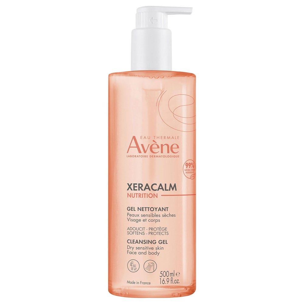 Avène Xeracalm Nutrition gel limpiador pieles sensibles y secas 500ml