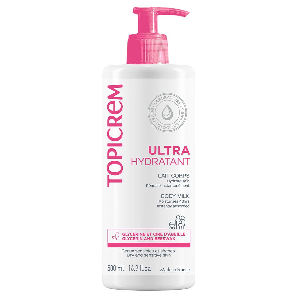 Topicrem Ultra Hidratante Leche Corporal Ultra Hidratante Pieles Sensibles Y Secas Peaux Sensibles Et Seches 1L