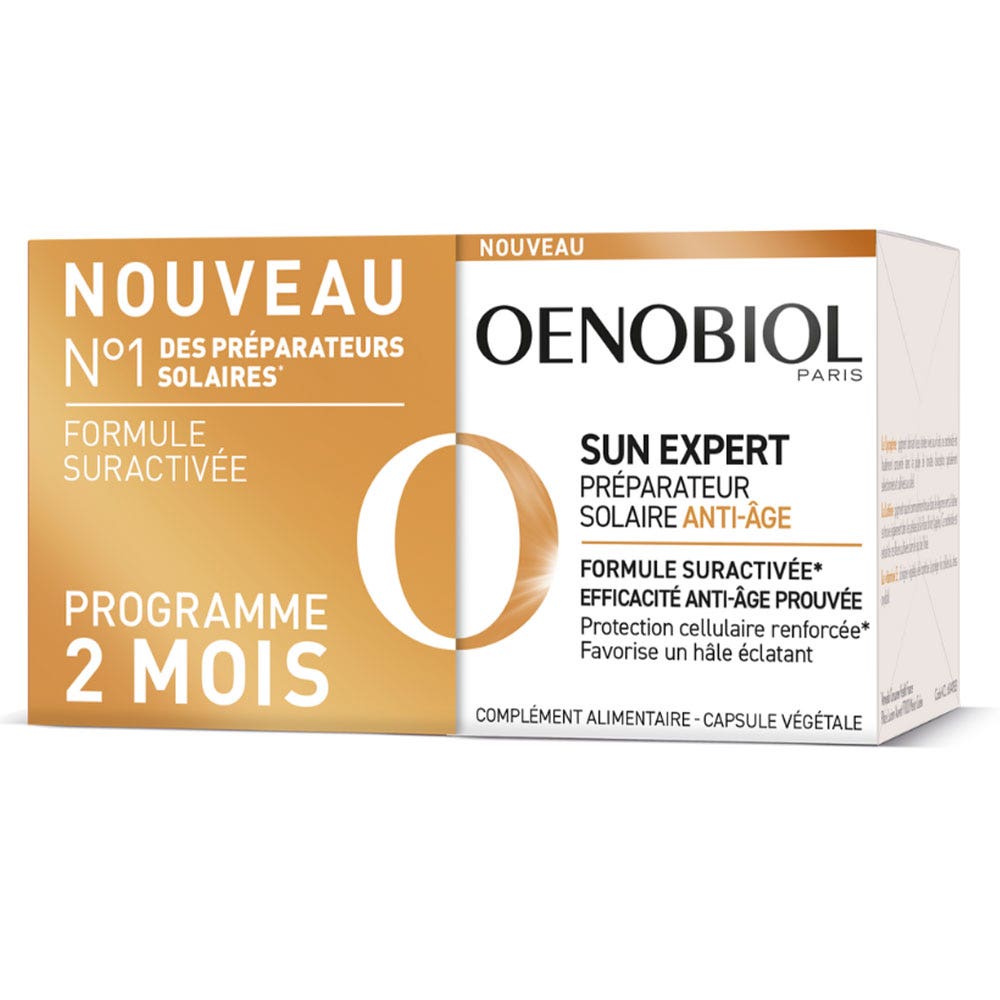 Oenobiol Sun Expert Preparador solar preparador capital juventud 2x30 cápsulas