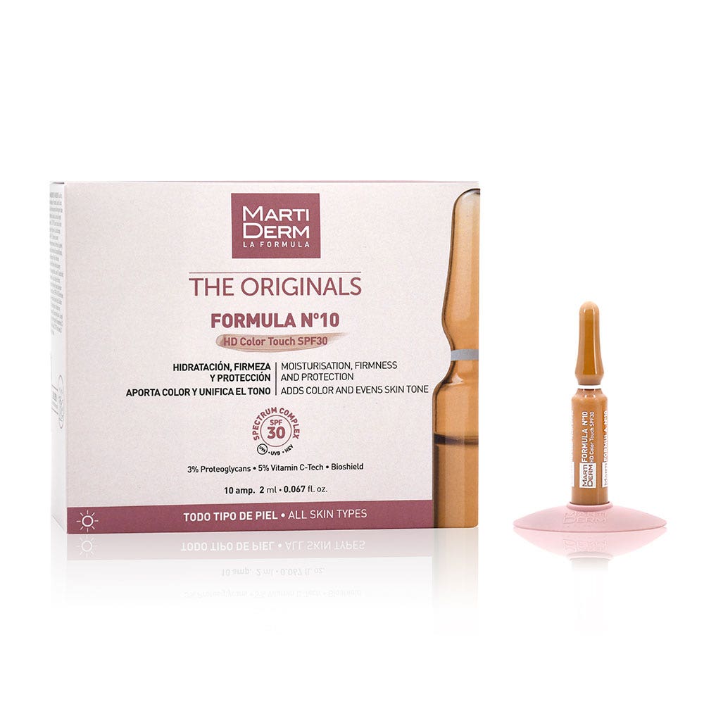 Martiderm FÓRMULA Nº10 HD Color Touch SPF30 10 ampollas