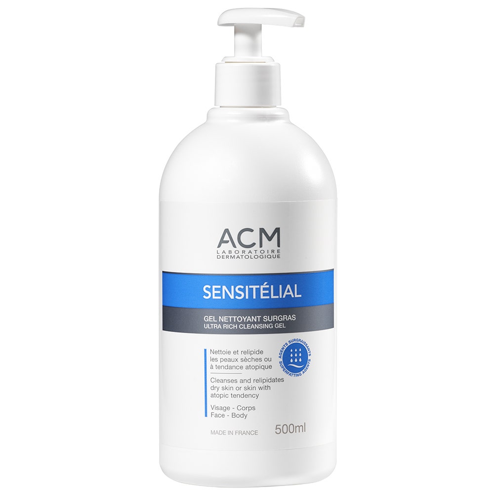 Acm Sensitelial Gel limpiador supergraso Piel atópica 500 ml