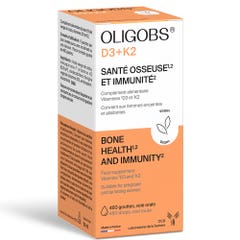 Ccd Oligobs Vitaminas D3+K2 Salud ósea e Immunea 460 Gotas