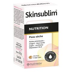 Nutreov Skinsublim Nutrición Piel seca 40 cápsulas