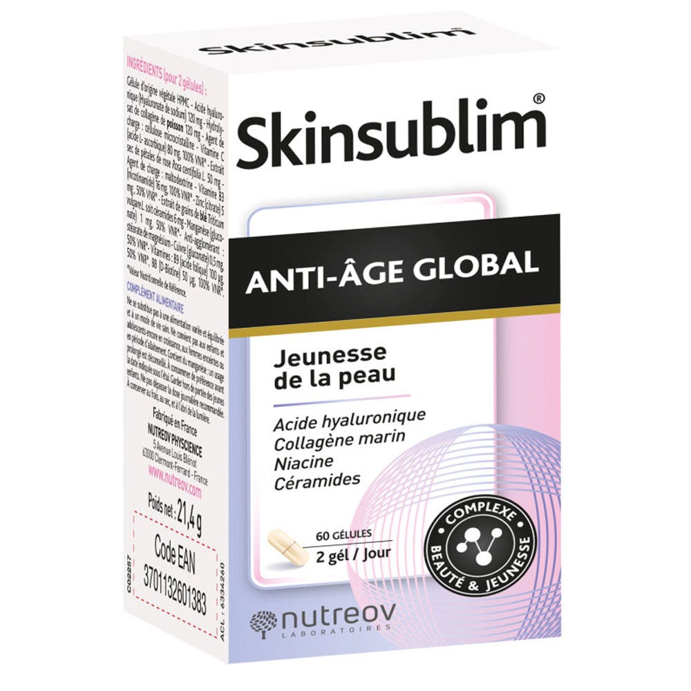 Nutreov Skinsublim Antiedad 60 cápsulas