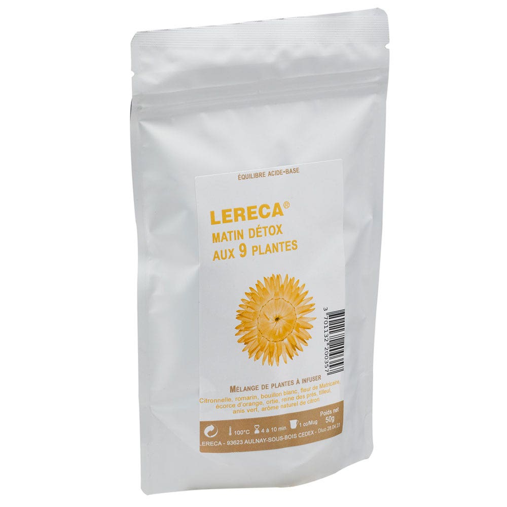 Lereca Té de hierbas Detox matutino 9 D. Plantes 50g