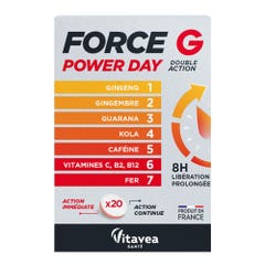 Vitavea Santé Force G Power Day Doble Acción 20 comprimidos