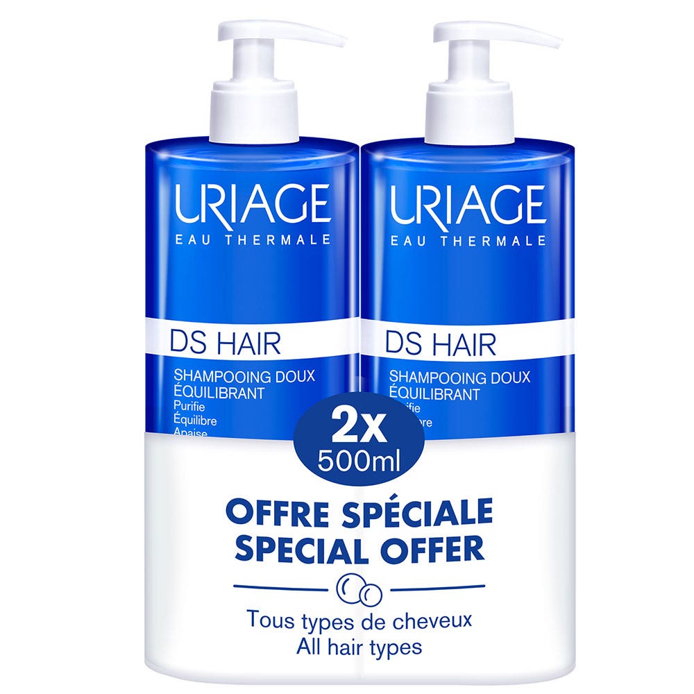 Uriage D.S Champú Suave Regulador Hair 500ml