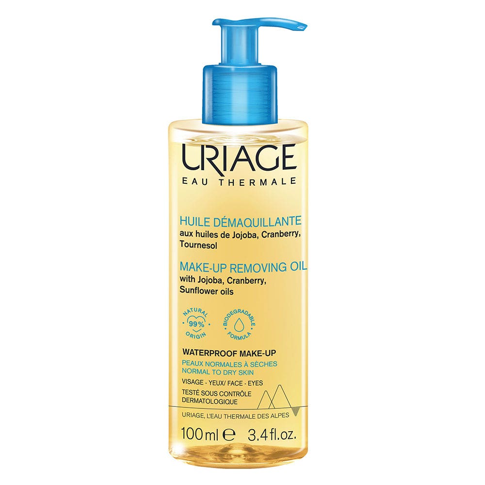 Uriage Agua termal Aceite desmaquillante pieles normales a secas 100ml
