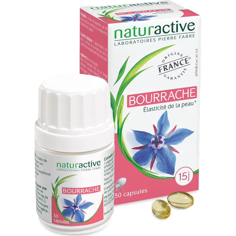 Naturactive Aceite De Borraja 30 Capsulas