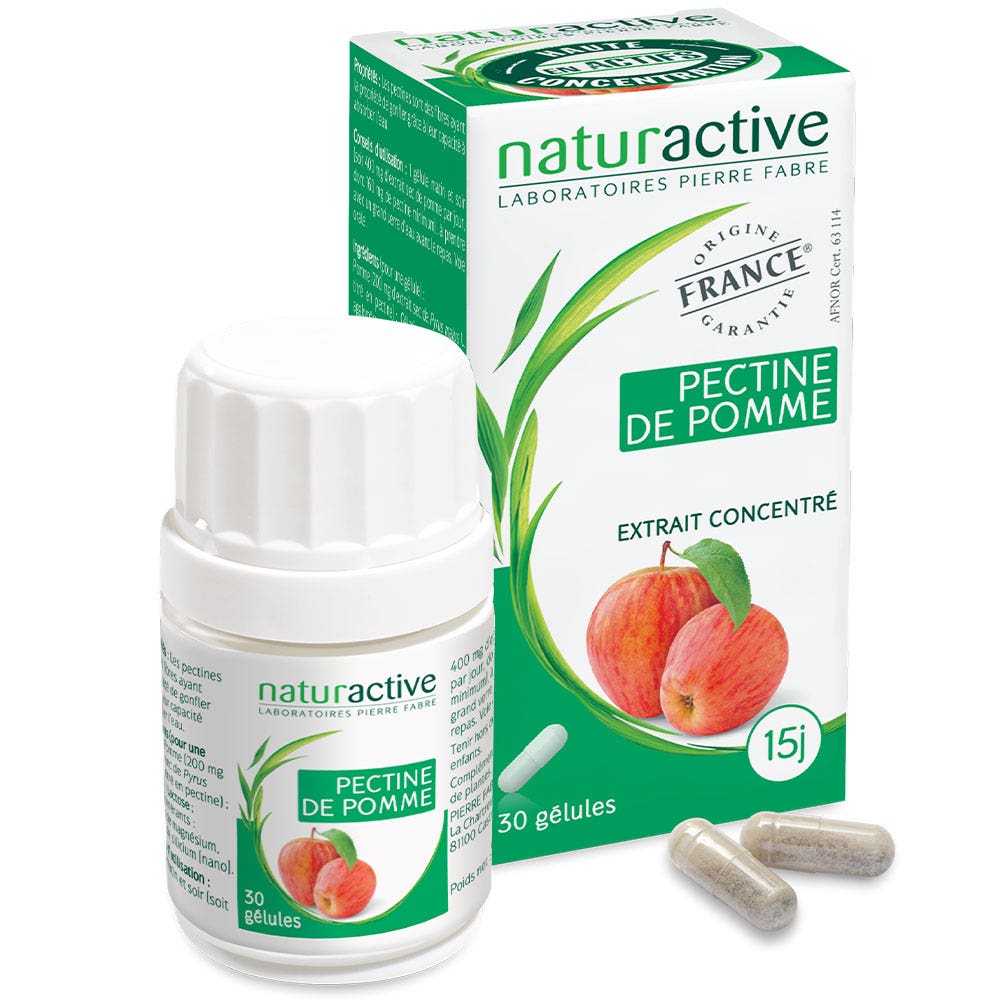 Naturactive Pectina De Manzana 30 Capsulas