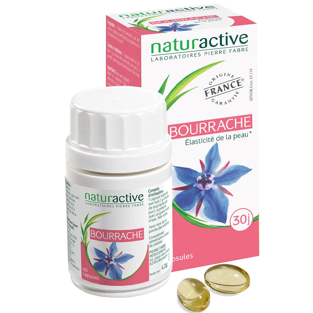 Naturactive Aceite De Borraja 60 Capsulas