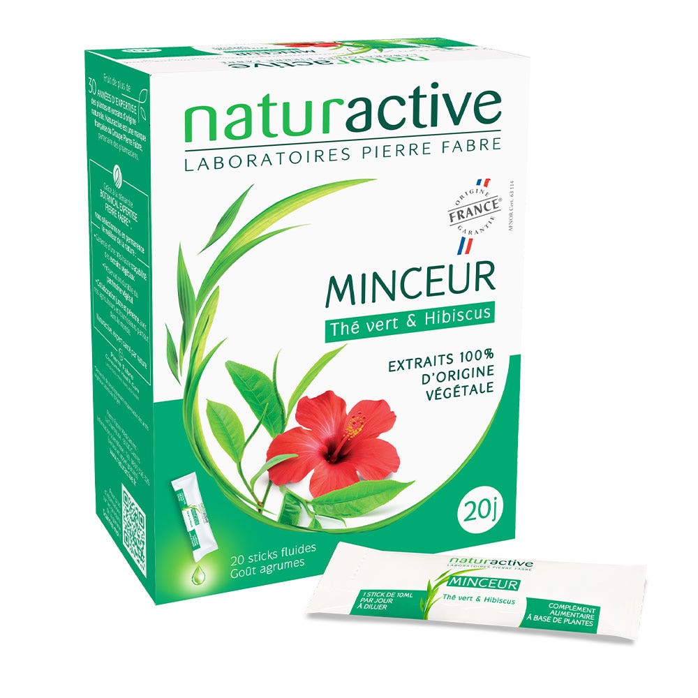 Naturactive Pérdida de peso Adelgazante Goût Agrumes 20 Sticks Gama Fluido