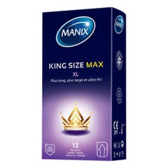 Manix King Size Preservativos Plus Grand Confort Maxi 12 +2 Gratuito